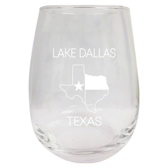 Panorama set of 2 Dallas City Skyline Stemless Wine Glasses Panorama set of 2 Dallas City Skyline Stemless Wine Glasses
